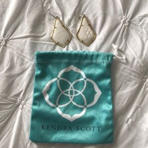 Kendra Scott White Alexandra Earring